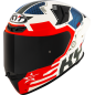 Kask motocyklowy KYT TT-REVO FUSELAGE Czerwony Kask motocyklowy KYT TT-REVO FUSELAGE Czerwony