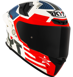 Kask motocyklowy KYT TT-REVO FUSELAGE Czerwony
