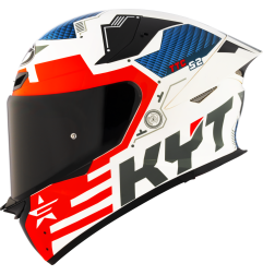 Kask motocyklowy KYT TT-REVO FUSELAGE Czerwony