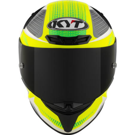 Kask motocyklowy KYT TT-REVO GEAR Czarny/Żółty