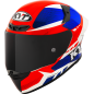 Kask motocyklowy KYT TT-REVO GEAR Niebieski/Czerwony Kask motocyklowy KYT TT-REVO GEAR Niebieski/Czerwony