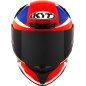Kask motocyklowy KYT TT-REVO GEAR Niebieski/Czerwony Kask motocyklowy KYT TT-REVO GEAR Niebieski/Czerwony