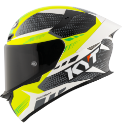 Kask motocyklowy KYT TT-REVO GEAR Czarny/Żółty