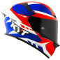 Kask motocyklowy KYT TT-REVO GEAR Niebieski/Czerwony Kask motocyklowy KYT TT-REVO GEAR Niebieski/Czerwony