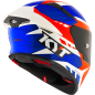 Kask motocyklowy KYT TT-REVO GEAR Niebieski/Czerwony Kask motocyklowy KYT TT-REVO GEAR Niebieski/Czerwony