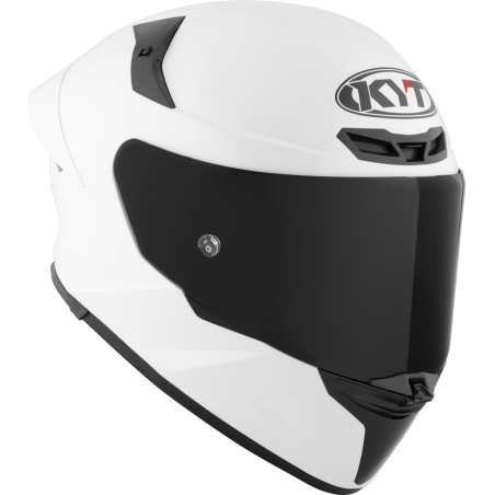 Kask motocyklowy KYT TT-REVO PLAIN Biały