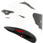 Kask motocyklowy KYT TT-REVO PLAIN Biały Kask motocyklowy KYT TT-REVO PLAIN Biały
