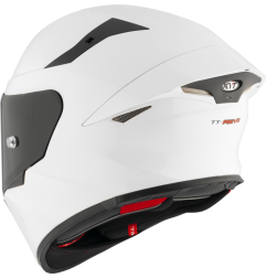 Kask motocyklowy KYT TT-REVO PLAIN Biały
