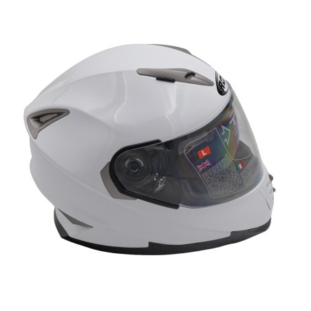 Kask motocyklowy ROCC 480 biały połysk