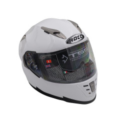 Kask motocyklowy ROCC 480 biały połysk
