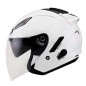 Kask Motocyklowy KYT HELLCAT perłowy biały Kask Motocyklowy KYT HELLCAT perłowy biały
