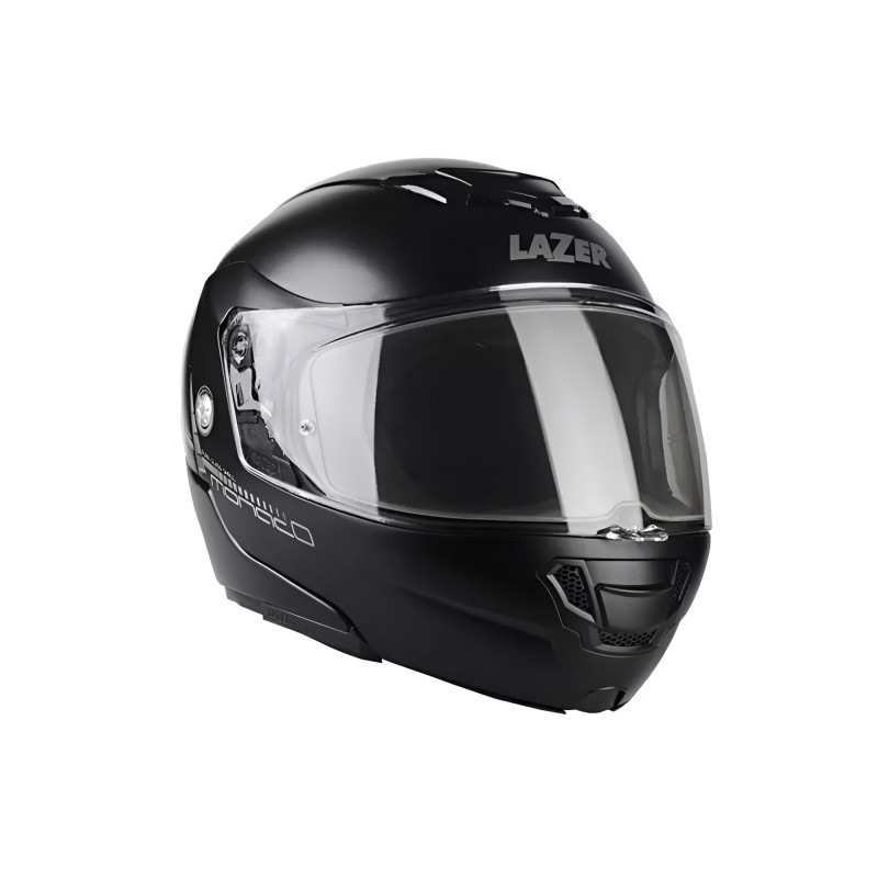 Kask motocyklowy LAZER MONACO EVO Pure Glass czarny matowy