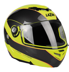 Kask motocyklowy LAZER MONACO Window Pure Glass żółty/antracytowy/pomarańczowy fluo