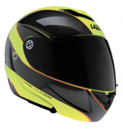 Kask motocyklowy LAZER MONACO Window Pure Glass żółty/antracytowy/pomarańczowy fluo