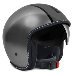 Kask motocyklowy JET MOMO BLADE Metaliczny Antracyt / Czarny