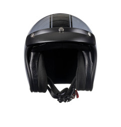 Kask motocyklowy otwarty retro ROXAR CLASSIC '92 szaro-czarny