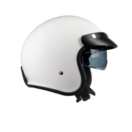 Kask Motocyklowy otwarty retro ROXAR CLASSIC Z-Line biały połysk