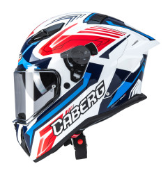 CABERG KASK INTEGRALNY Z BLENDĄ MODEL DRIFT EVO II JARAMA KOLOR BIAŁY/CZERWONY/NIEBIESKI ROZMIAR M (PINLOCK W ZESTAWIE)