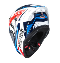 CABERG KASK INTEGRALNY Z BLENDĄ MODEL DRIFT EVO II JARAMA KOLOR BIAŁY/CZERWONY/NIEBIESKI ROZMIAR XL (PINLOCK W ZESTAWIE)