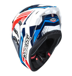 CABERG KASK INTEGRALNY Z BLENDĄ MODEL DRIFT EVO II JARAMA KOLOR BIAŁY/CZERWONY/NIEBIESKI ROZMIAR S (PINLOCK W ZESTAWIE)