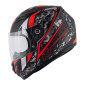KAPPA KASK KJ04 EVO PROX JUNIOR INTEGRALNY FULLFACE KOLOR / CZARNY / CZERWONY FLUO MATT ROZMIAR 52 / L (HOMOLOGACJA ECE 22R06)