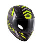 KAPPA KASK KJ04 EVO PROX JUNIOR INTEGRALNY FULLFACE KOLOR / CZARNY / ŻÓŁTY FLUO MATT ROZMIAR 52 / L (HOMOLOGACJA ECE 22R06)