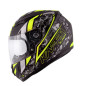 KAPPA KASK KJ04 EVO PROX JUNIOR INTEGRALNY FULLFACE KOLOR / CZARNY / ŻÓŁTY FLUO MATT ROZMIAR 52 / L (HOMOLOGACJA ECE 22R06)