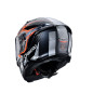 CABERG KASK INTEGRALNY AVALON X GURKHA KOLOR CZARNY/SZARY/POMARAŃCZOWY FLUO ROZMIAR L