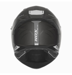NOX PROMOCJA KASK INTEGRALNY (FULL FACE) Z BLENDĄ N401 CROWER KOLOR CZARNY/SREBRNY MAT ROZMIAR XXL