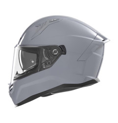 NOX PROMOCJA KASK INTEGRALNY (FULL FACE) Z BLENDĄ N401 SOLID KOLOR SZARY POŁYSK ROZMIAR M