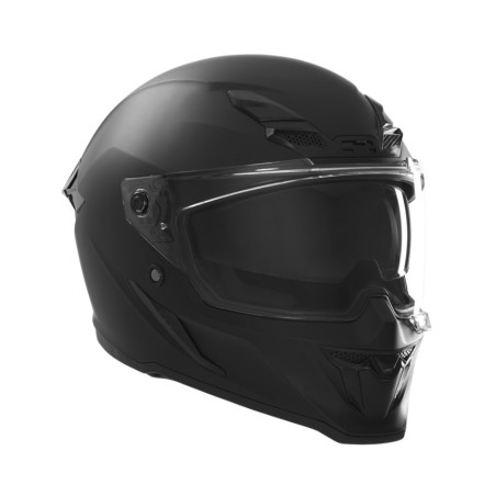 EXKLUSIV PROMOCJA KASK INTEGRALNY GOLIATH KOLOR CZARNY MAT ROZMIAR XL (DODATKOWA CIEMNA SZYBKA W ZESTAWIE)