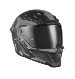 EXKLUSIV WYPRZEDAŻ KASK INTEGRALNY GOLIATH BERSERCK KOLOR CZARNY MAT/TYTANOWY ROZMIAR M (DODATKOWA CIEMNA SZYBKA W ZESTAWIE)