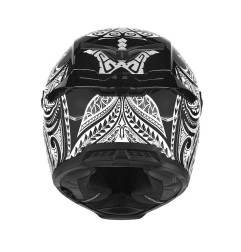 EXKLUSIV WYPRZEDAŻ KASK INTEGRALNY GOLIATH MAORI KOLOR CZARNY/BIAŁY ROZMIAR M (DODATKOWA CIEMNA SZYBKA W ZESTAWIE)