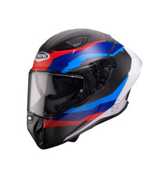 CABERG 2026 KASK INTEGRALNY Z BLENDĄ MODEL DRIFT EVO II CARBON MSPORT KOLOR CZARNY/NIEBIESKI/CZERWONY MAT ROZMIAR L