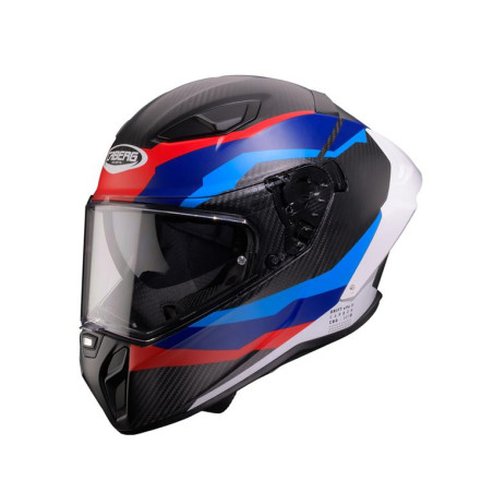 CABERG 2026 KASK INTEGRALNY Z BLENDĄ MODEL DRIFT EVO II CARBON MSPORT KOLOR CZARNY/NIEBIESKI/CZERWONY MAT ROZMIAR L