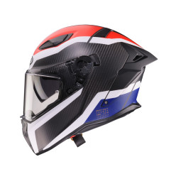 CABERG 2026 KASK INTEGRALNY Z BLENDĄ MODEL DRIFT EVO II CARBON CBR KOLOR CZARNY/NIEBIESKI/CZERWONY MAT ROZMIAR M