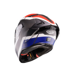 CABERG 2026 KASK INTEGRALNY Z BLENDĄ MODEL DRIFT EVO II CARBON CBR KOLOR CZARNY/NIEBIESKI/CZERWONY MAT ROZMIAR L