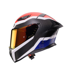 CABERG 2026 KASK INTEGRALNY Z BLENDĄ MODEL DRIFT EVO II CARBON CBR KOLOR CZARNY/NIEBIESKI/CZERWONY MAT ROZMIAR L