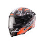 CABERG 2026 KASK INTEGRALNY Z BLENDĄ MODEL AVALON X BRAMA KOLOR CZARNY MAT/CZERWONY FLUO/SZARY ROZMIAR L