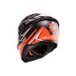CABERG 2026 KASK INTEGRALNY Z BLENDĄ MODEL AVALON X BRAMA KOLOR CZARNY MAT/CZERWONY FLUO/SZARY ROZMIAR L