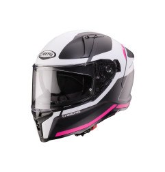 CABERG 2026 KASK INTEGRALNY Z BLENDĄ MODEL AVALON X PURE KOLOR CZARNY MAT/BIAŁY/FUKSJA (INTENSYWNY ODCIEŃ RÓŻOWEGO) ROZMIAR M