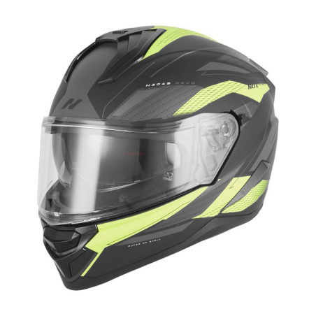 NOX KASK INTEGRALNY (FULL FACE) Z BLENDĄ N304S REVO KOLOR ŻÓŁTY FLUO MAT/CZARNY ROZMIAR L