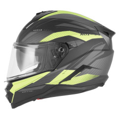 NOX KASK INTEGRALNY (FULL FACE) Z BLENDĄ N304S REVO KOLOR ŻÓŁTY FLUO MAT/CZARNY ROZMIAR L