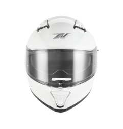NOX KASK INTEGRALNY (FULL FACE) Z BLENDĄ N402 SOLID KOLOR BIAŁY POŁYSK ROZMIAR M