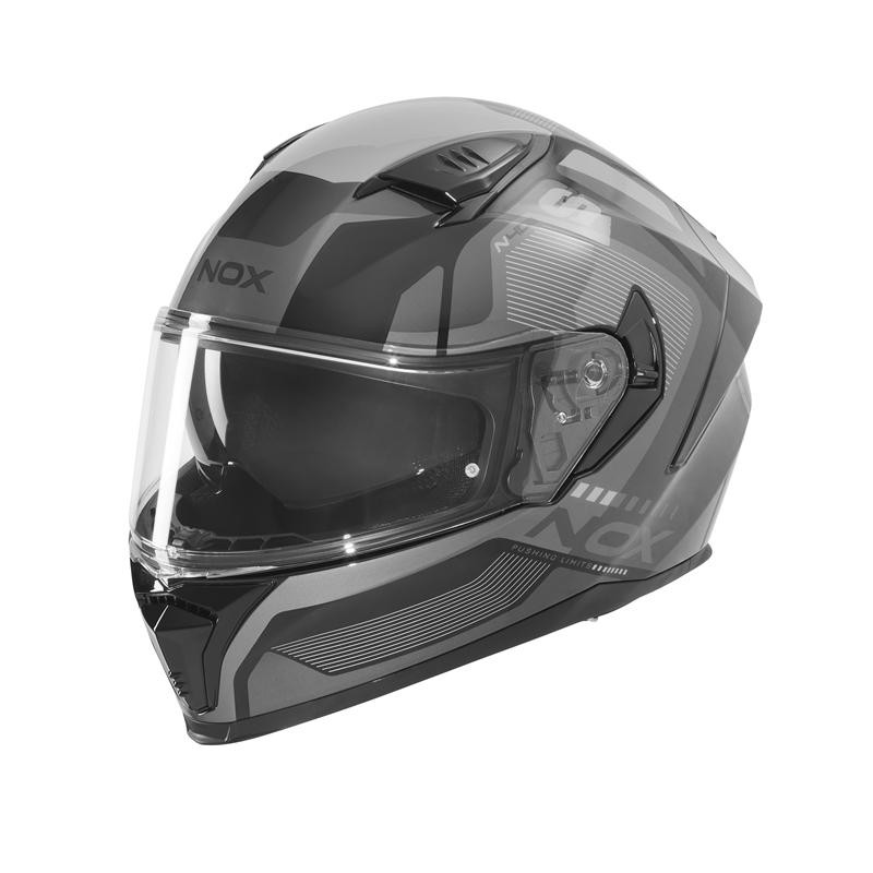 NOX KASK INTEGRALNY (FULL FACE) Z BLENDĄ N402 MENTOR KOLOR CZARNY/SZARY ROZMIAR S NOX KASK INTEGRALNY (FULL FACE) Z BLENDĄ N402 MENTOR KOLOR CZARNY/SZARY ROZMIAR S