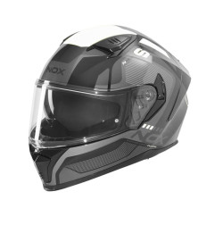 NOX KASK INTEGRALNY (FULL FACE) Z BLENDĄ N402 MENTOR KOLOR CZARNY/BIAŁY ROZMIAR S