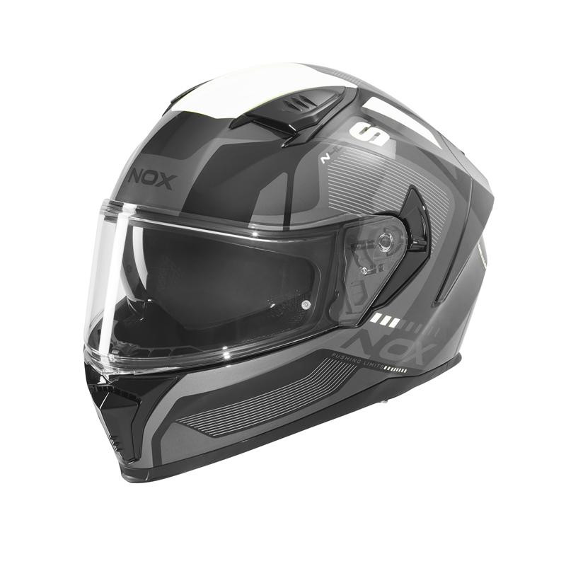 NOX KASK INTEGRALNY (FULL FACE) Z BLENDĄ N402 MENTOR KOLOR CZARNY/BIAŁY ROZMIAR S NOX KASK INTEGRALNY (FULL FACE) Z BLENDĄ N402 MENTOR KOLOR CZARNY/BIAŁY ROZMIAR S