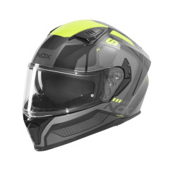 NOX KASK INTEGRALNY (FULL FACE) Z BLENDĄ N402 MENTOR KOLOR CZARNY/ŻÓŁTY FLUO ROZMIAR L
