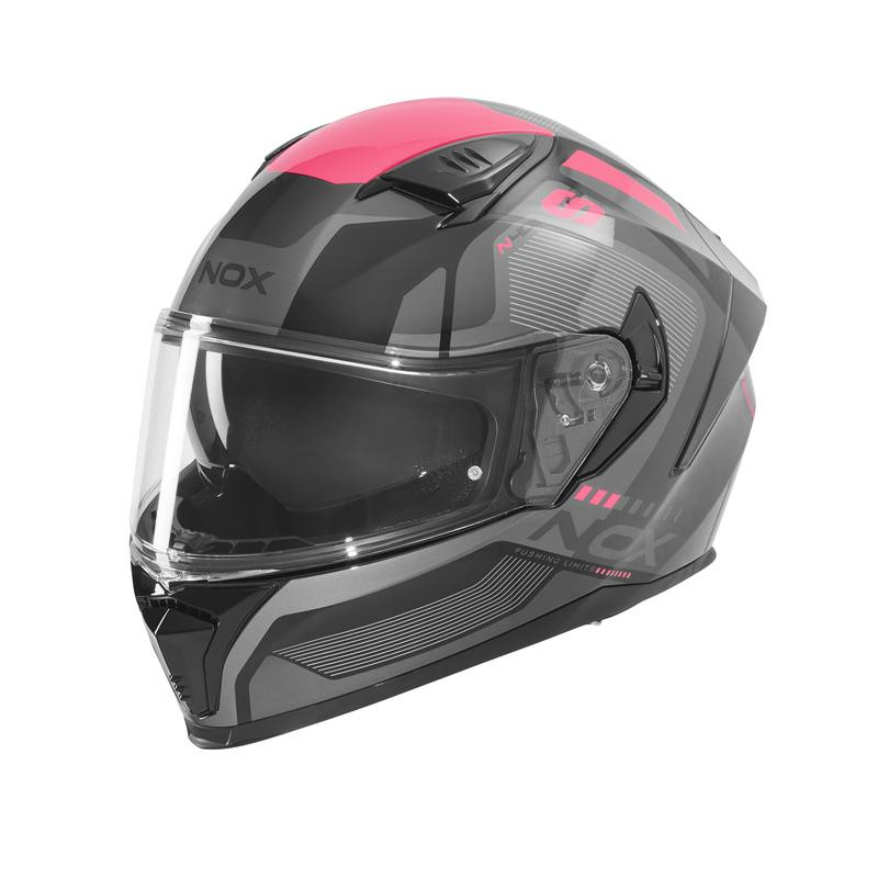 NOX KASK INTEGRALNY (FULL FACE) Z BLENDĄ N402 MENTOR KOLOR CZARNY/RÓŻOWY ROZMIAR XS NOX KASK INTEGRALNY (FULL FACE) Z BLENDĄ N402 MENTOR KOLOR CZARNY/RÓŻOWY ROZMIAR XS