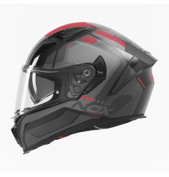 NOX KASK INTEGRALNY (FULL FACE) Z BLENDĄ N402 MENTOR KOLOR CZARNY/CZERWONY ROZMIAR XL